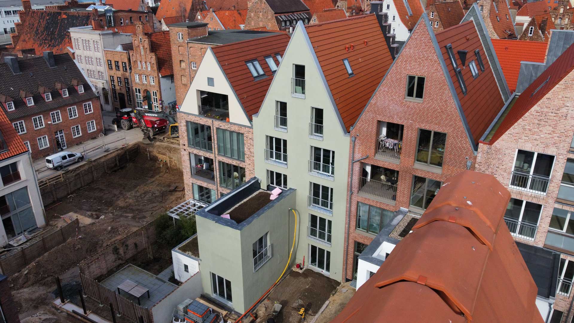 Neubau eines Mehrfamilienhauses im Lübecker Gründungsviertel