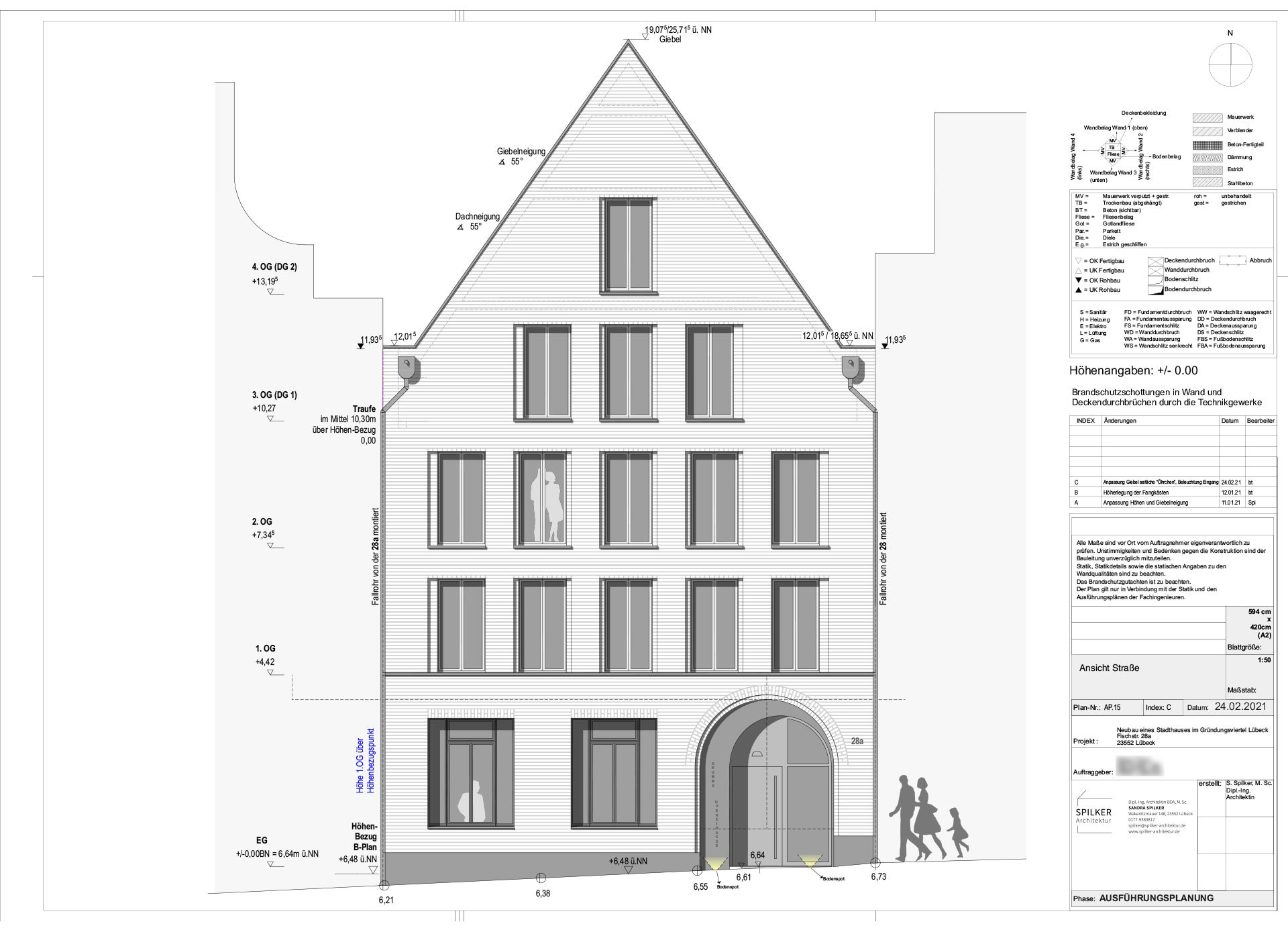 Neubau eines Mehrfamilienhauses im Lübecker Gründungsviertel