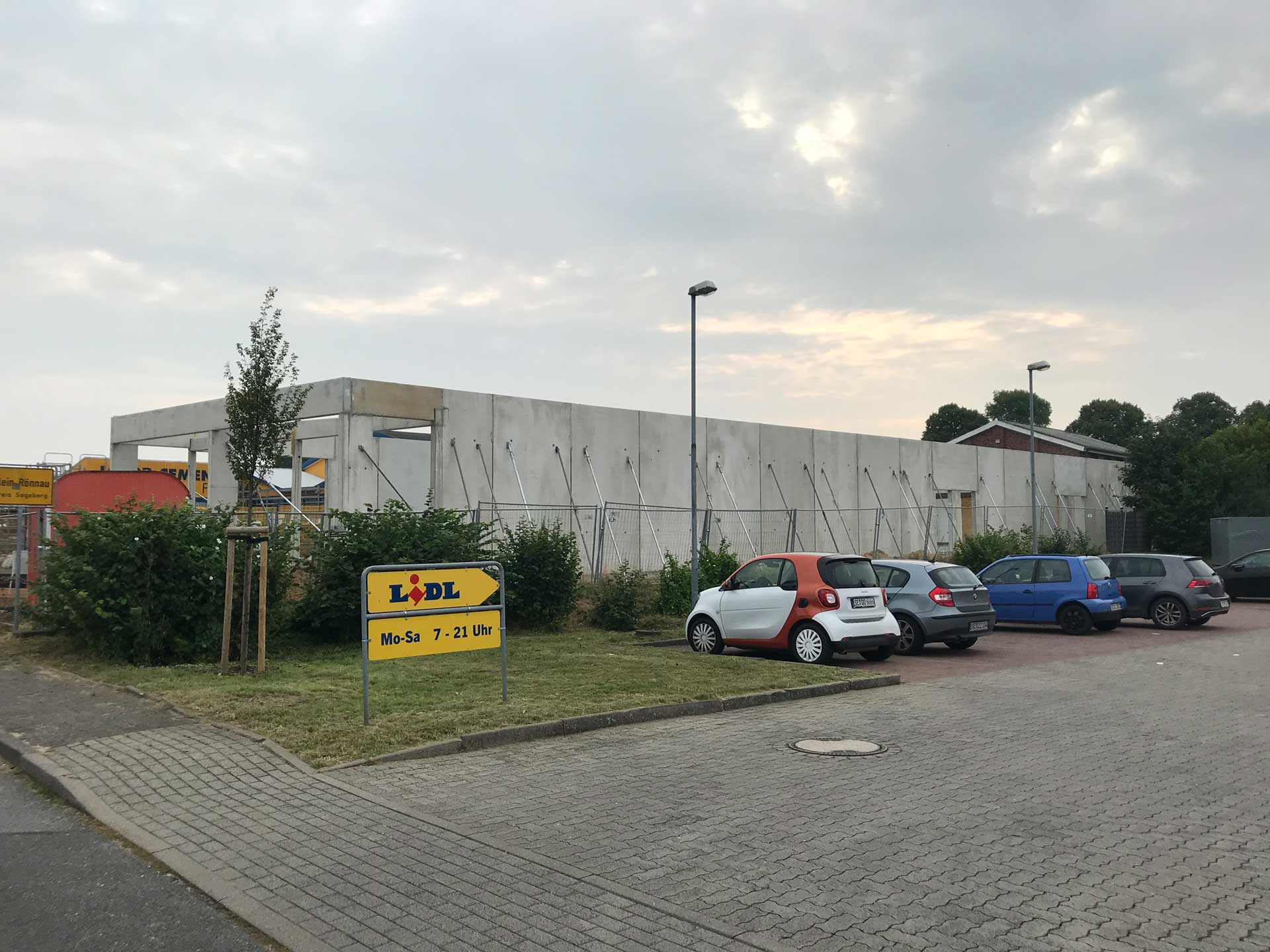 Neubau Vertriebsgebäude und Lagerhallen JACOB CEMENT - Bild 1